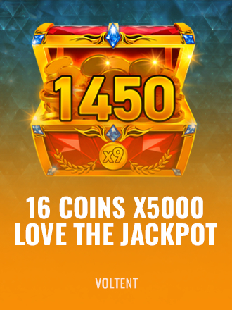 16 Coins x5000 Love the Jackpot